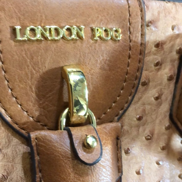 Authentic London Fog Ostrich Lark Satchel - Picture 16 of 16